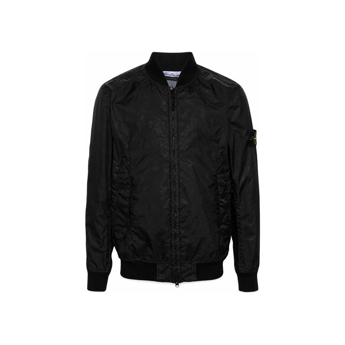 STONE ISLAND Membrana 3L TC Bomber Jacket Black Men's