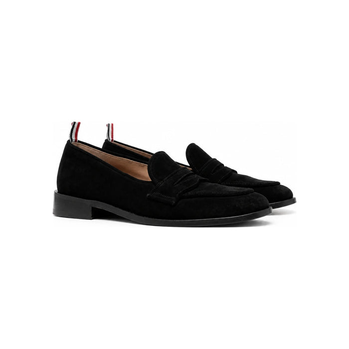 THOM BROWNE Varsity Penny Suede Loafers MFL087A 03050 001