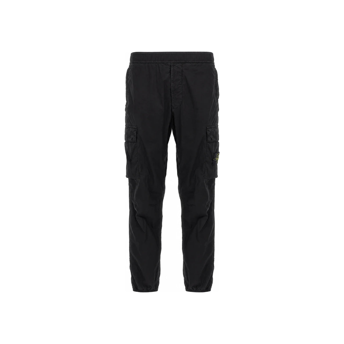 STONE ISLAND Stretch Cotton Tela Paracadut Classic Pants Black