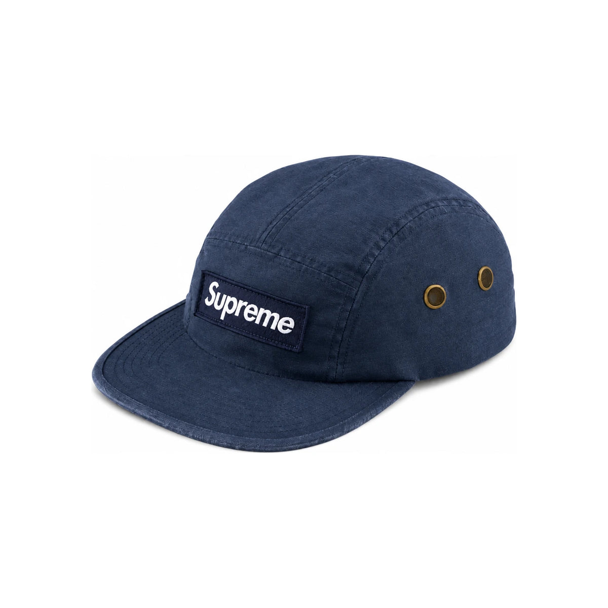 Supreme Military Camp Cap Logo Navy Unisex