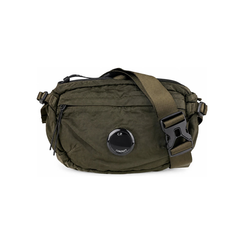 CP Company Men’s Lens Logo Belt Crossbody Bag Khaki