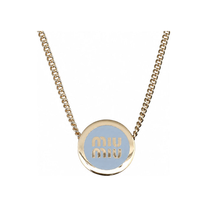 Miu Miu Metal Necklace Pendant 5IC096 2F6T F0076