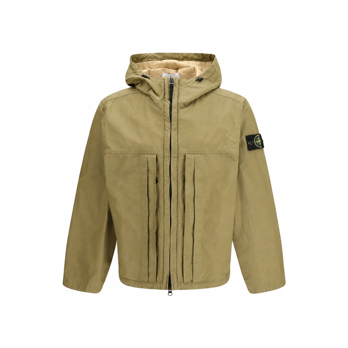 STONE ISLAND Double Cotton Ripstop Jacket Military Gree L1S154100012 S0299 V005G