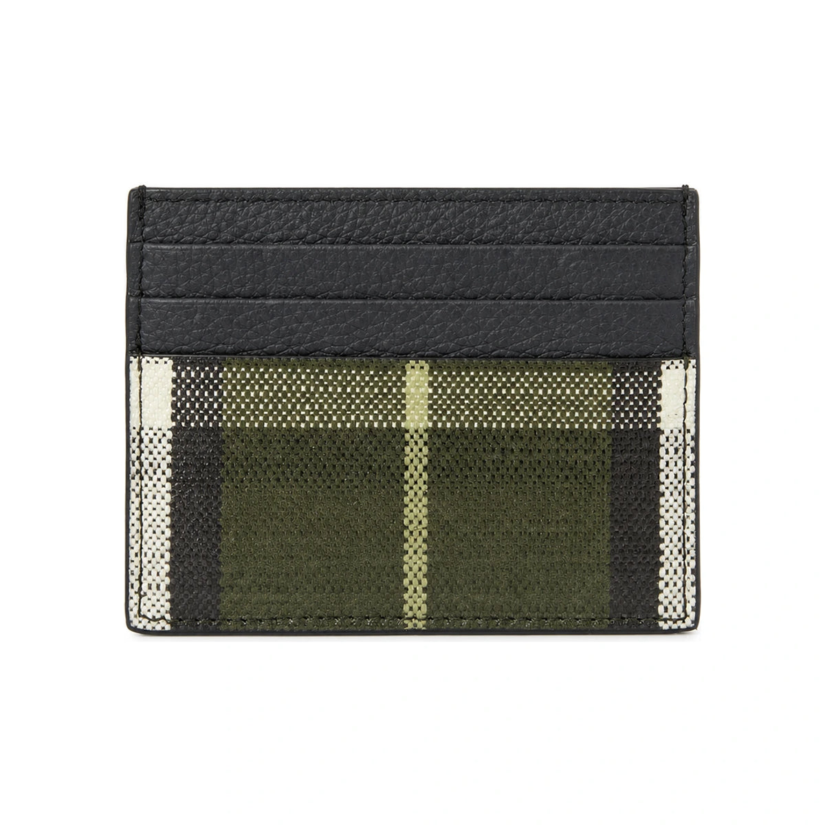 BURBERRY Check Leather Men’s Card Holder 8118835
