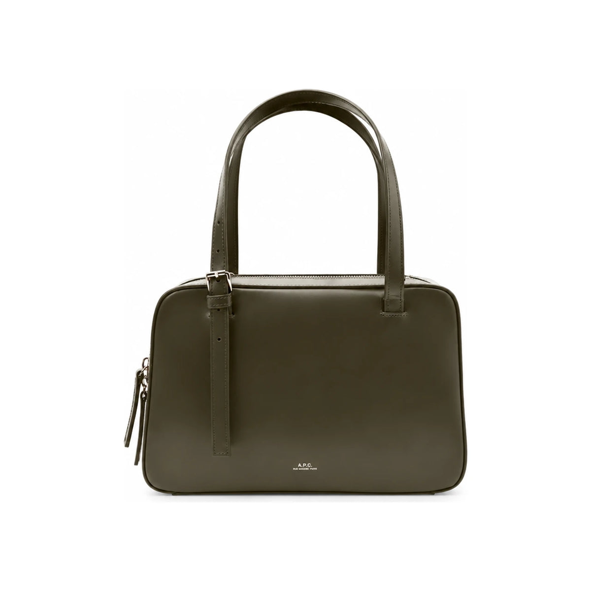 A.P.C. Virginie Box Shoulder Bag Leather Green