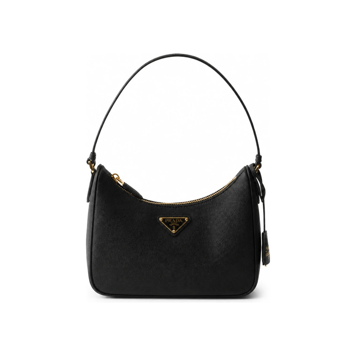 PRADA Re-Edition 2005 Saffiano Leather Mini Shoulder Bag Black