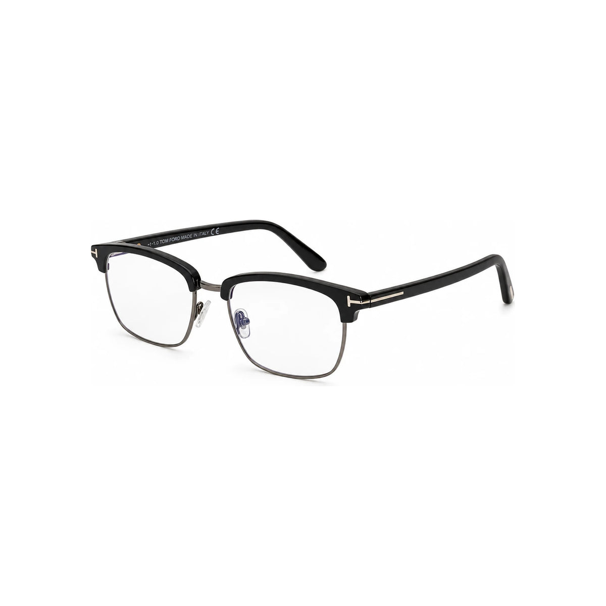 TOM FORD Blue Light Blocking Half-Rim Eyeglasses Unisex TF5801B 001