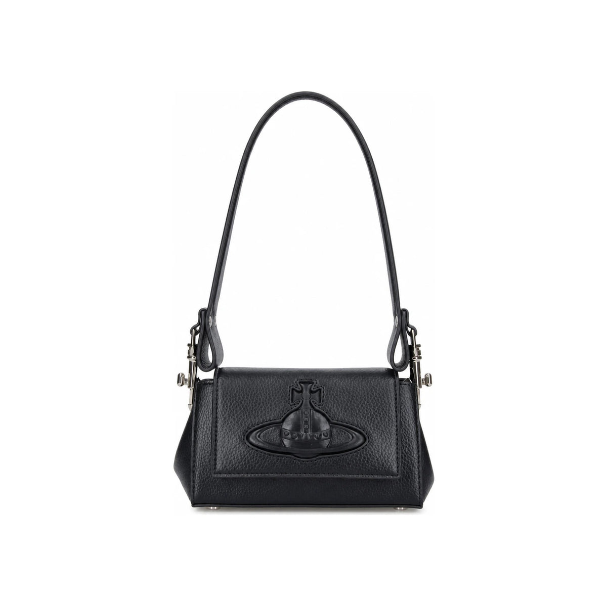 Vivienne Westwood Hazel Vegan Bio-Green Grain Small Chain Shoulder Bag