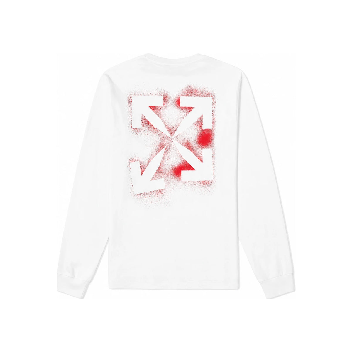 OFF WHITE 15th Anniversary Back Spray Print T-Shirt White/ OMAB001E20JER004 0125