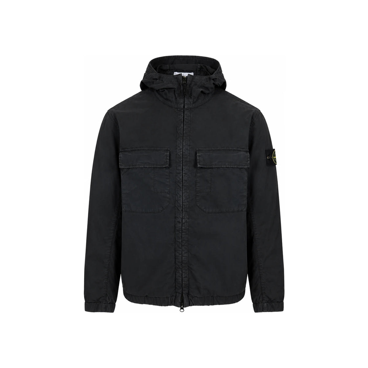 STONE ISLAND Cotton Twill Hooded Jacket Navy for Men 4100077 S0A10 V0020