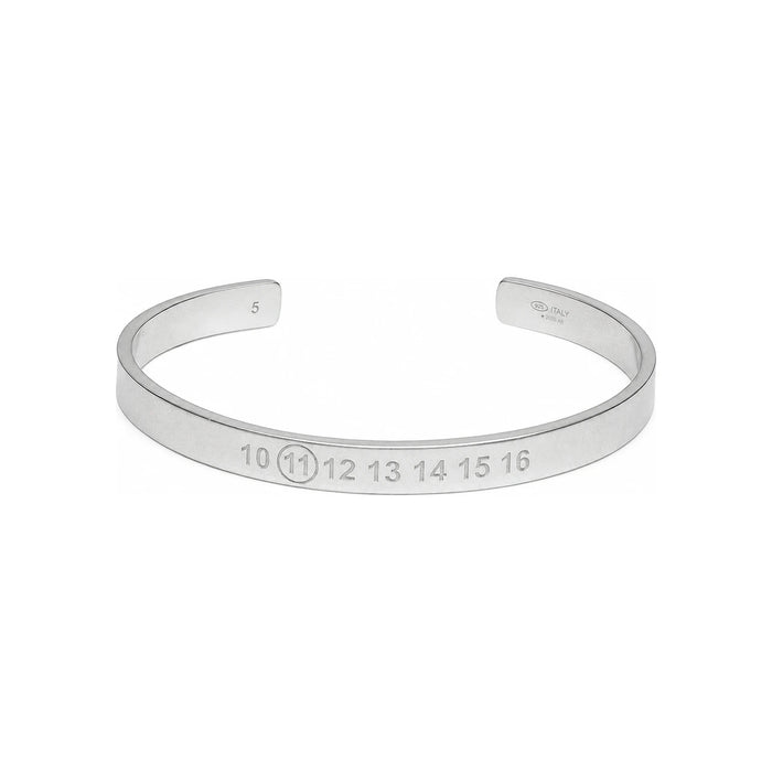 Maison Margiela Silver Numerical Logo Bracelet