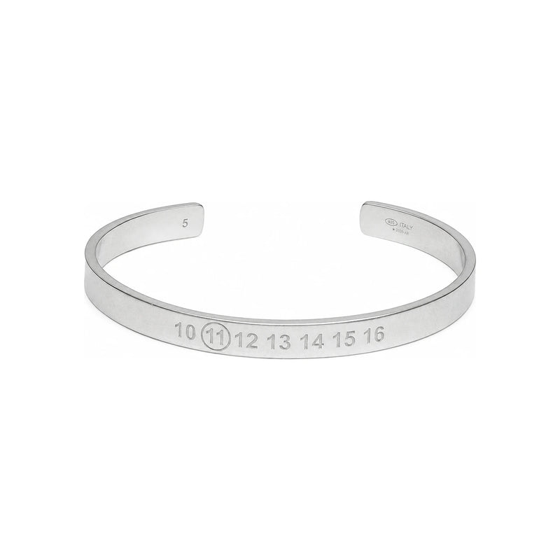 Maison Margiela Silver Numerical Logo Bracelet