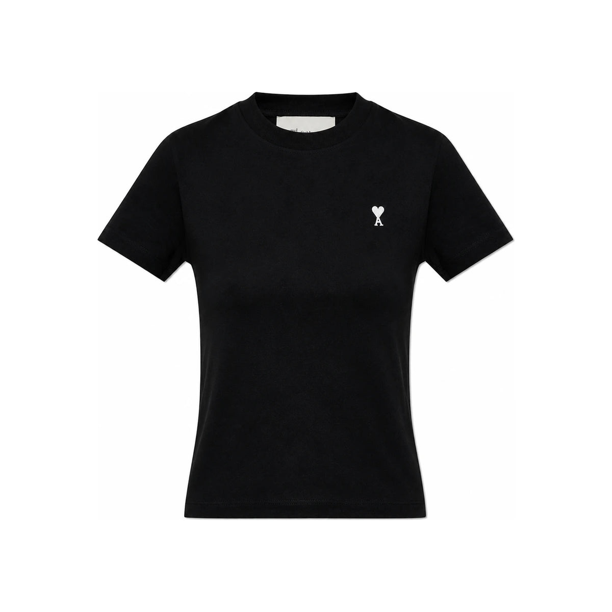 AMI Heart Logo Crop T-Shirt