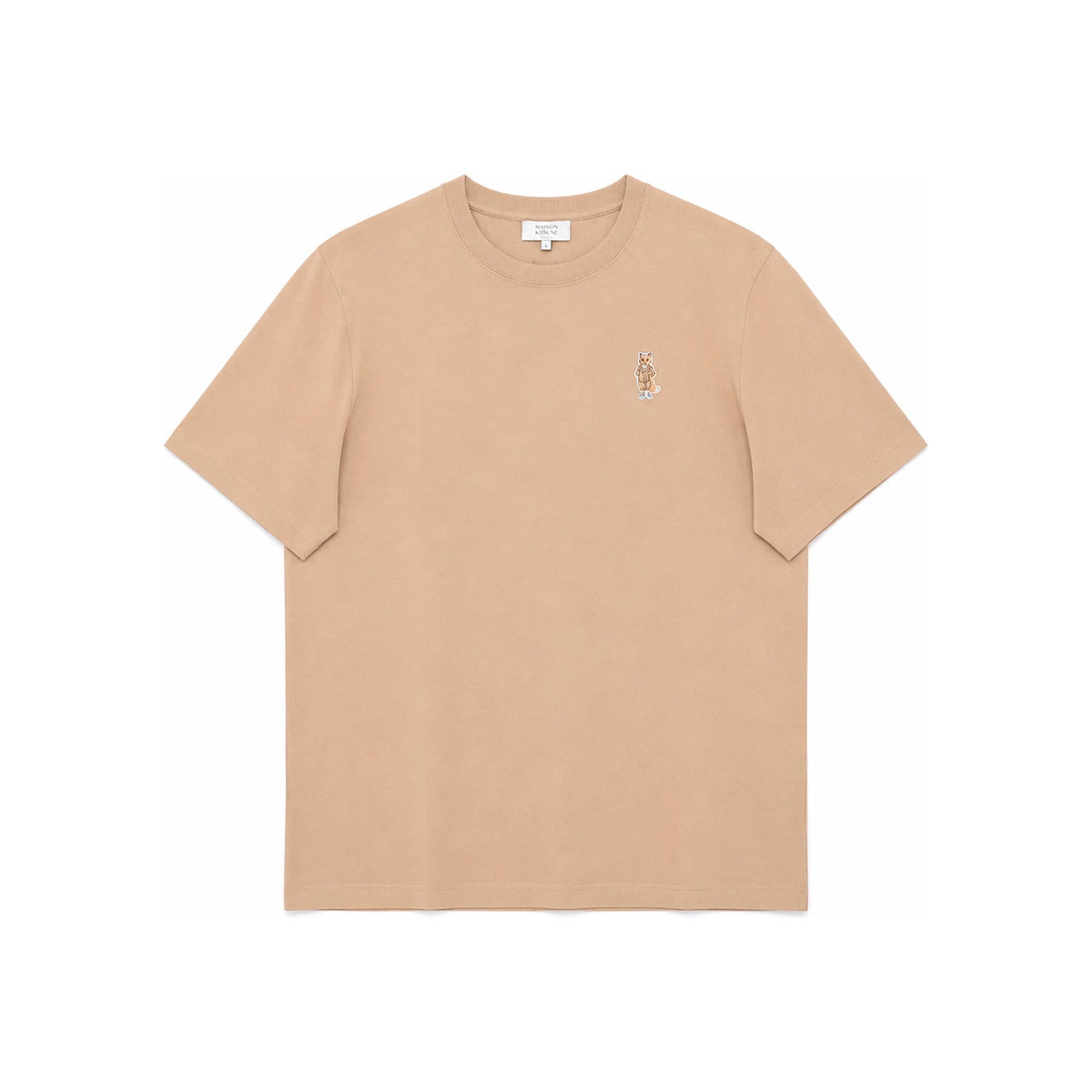 Maison Kitsune Dressed Fox Comfort T-Shirt Men White Cotton QM00101 KJ7025 0429