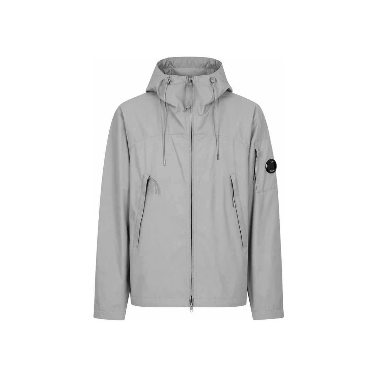 CP Company Dove Gray Hooded Puffer Jacket