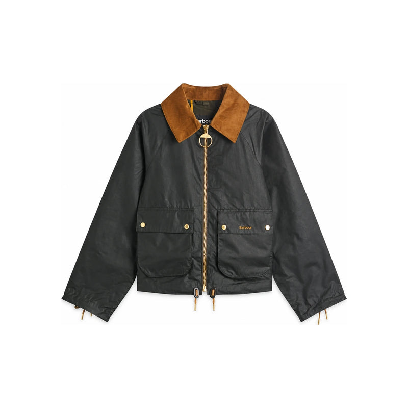 Barbour Marron Wax Jacket Fern Ancient Maroon