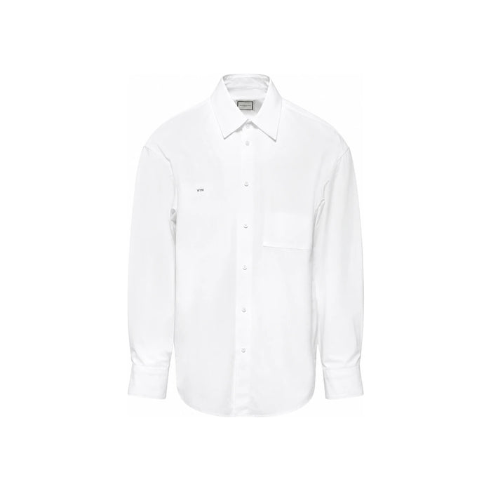 WOOYOUNGMI Men’s Long Sleeve Shirt with Back Logo
