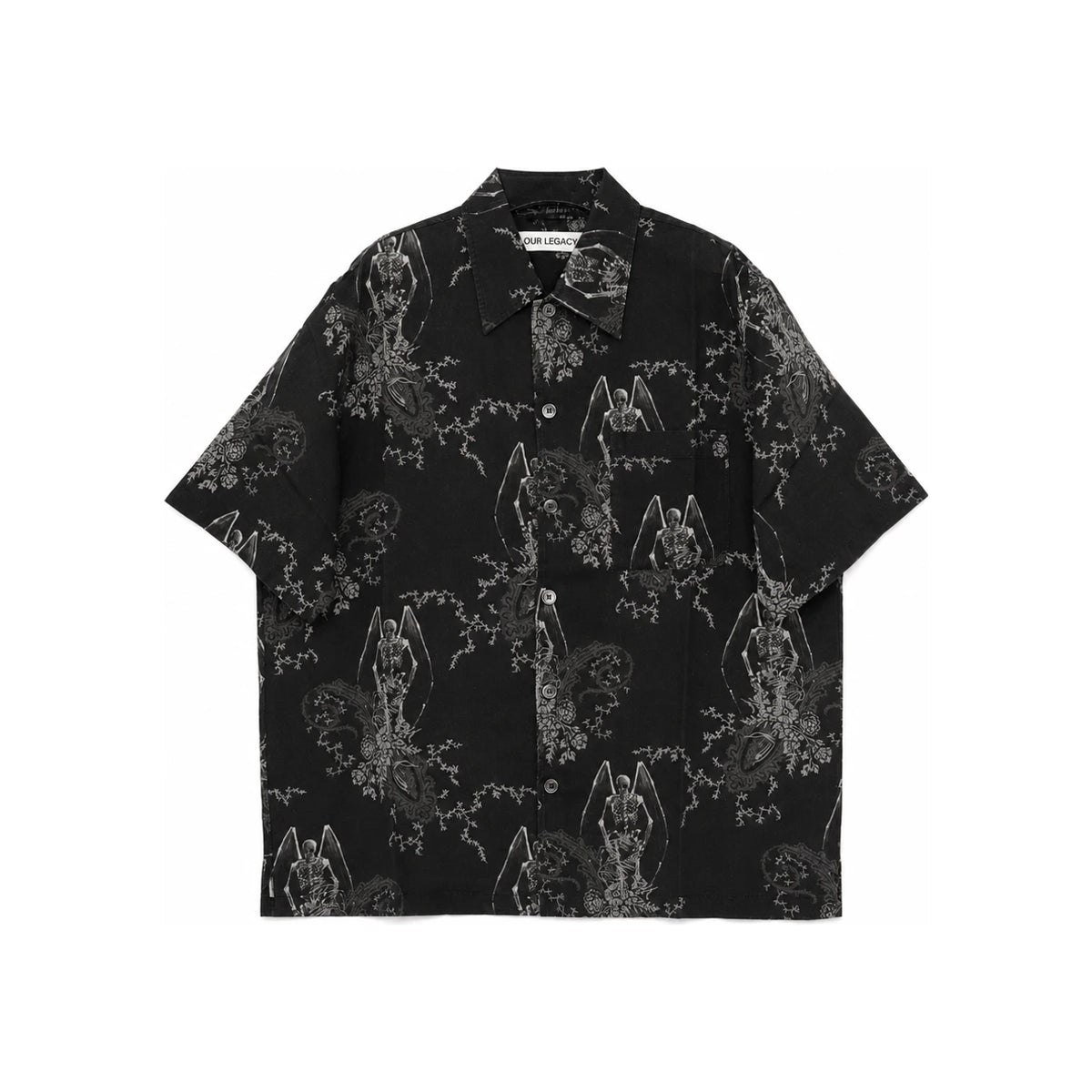 OUR LEGACY Death Paisley Print EVERY Short Sleeve Shirt M2262 EDP
