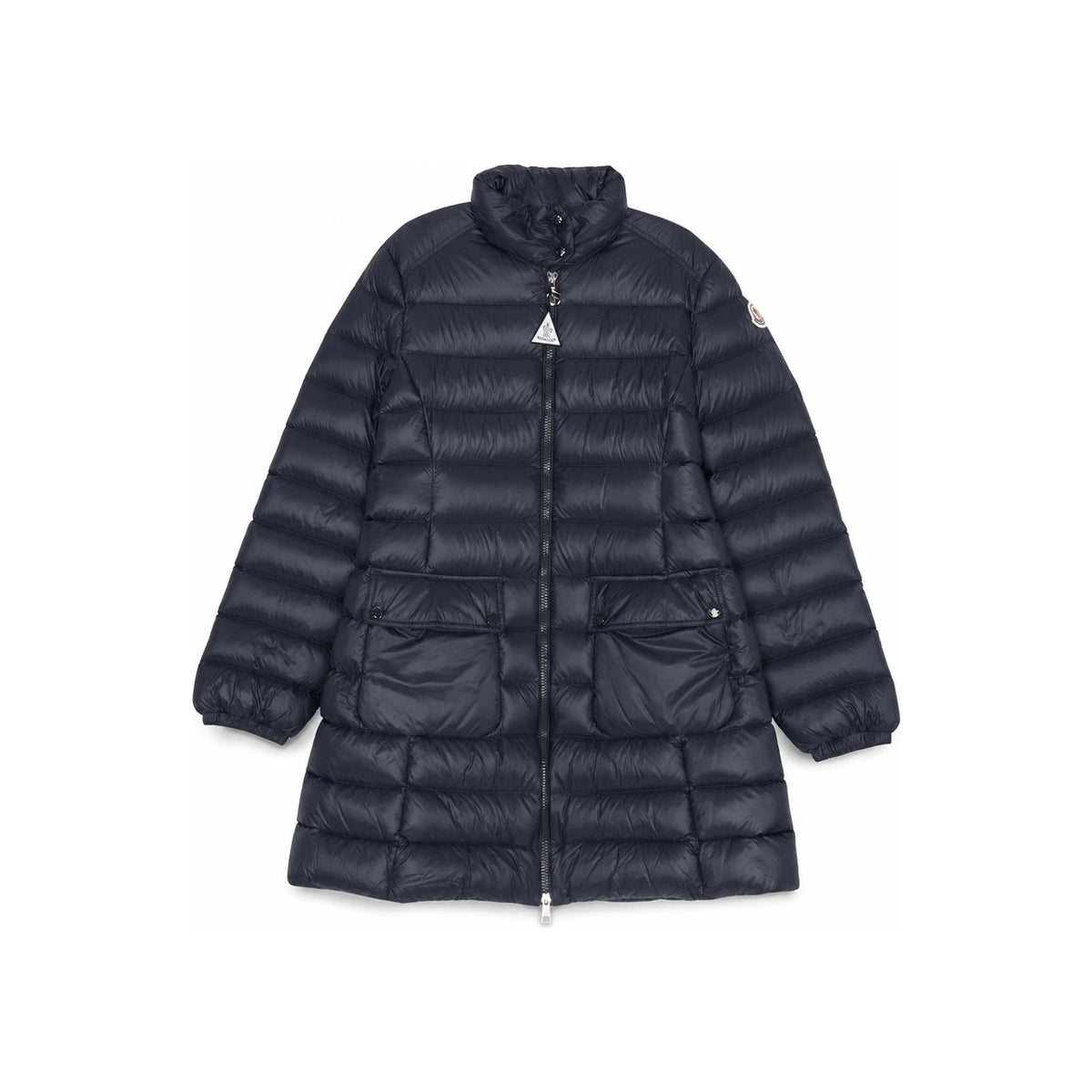 Moncler Women’s Lightweight Long Down Puffer Jacket Navy 1C00002 597YG 778