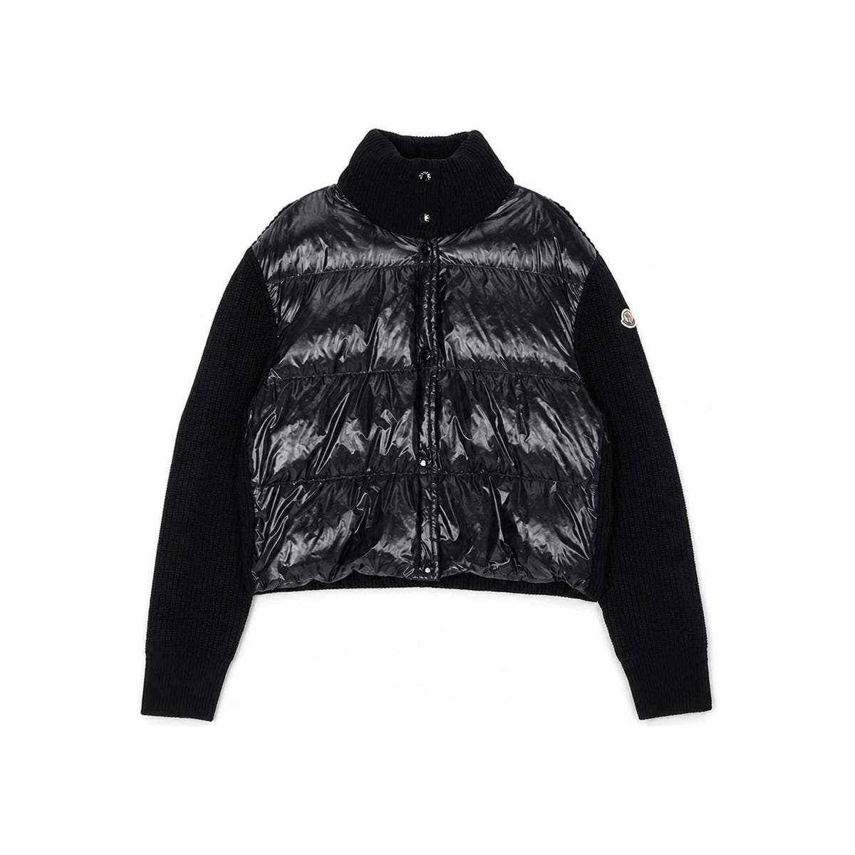 Moncler Women’s Padded Knit Cardigan Black