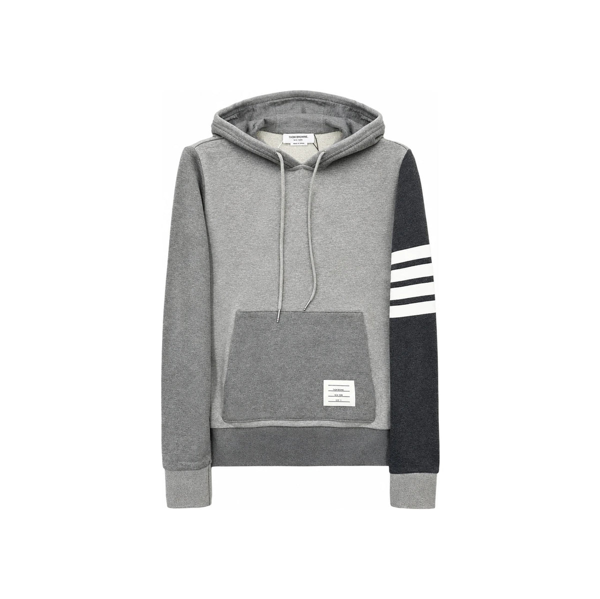 THOM BROWNE 4-Bar Armband Funmix Hoodie Sweatshirt Men’s MJT074F 982