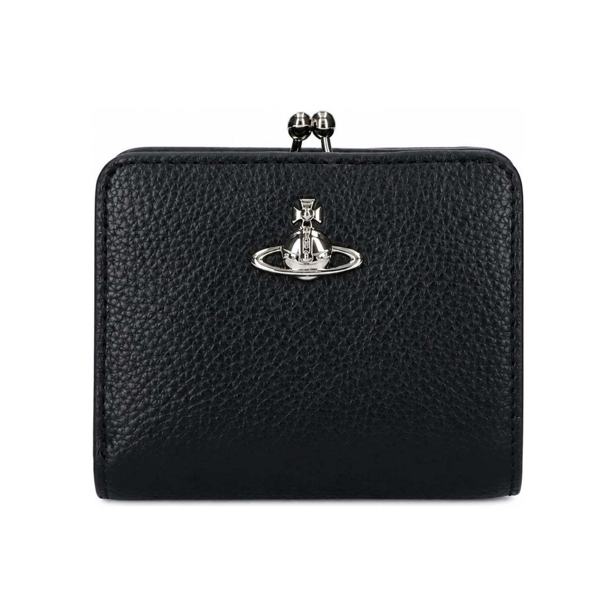 Vivienne Westwood Black ORB Logo Frame Pocket Bifold Wallet 5115002XW S000D N403