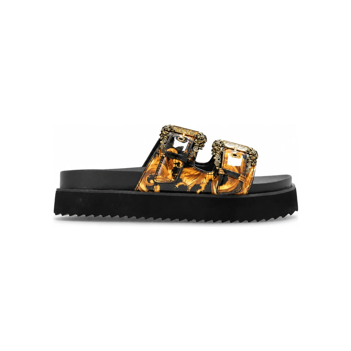 Versace Baroque Buckle Arizona Sandals 80VA3SM1 ZS366 G89
