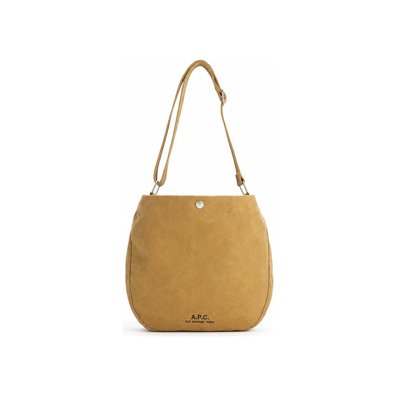 A.P.C. Beige Journal Shoulder Bag M61939 CAG