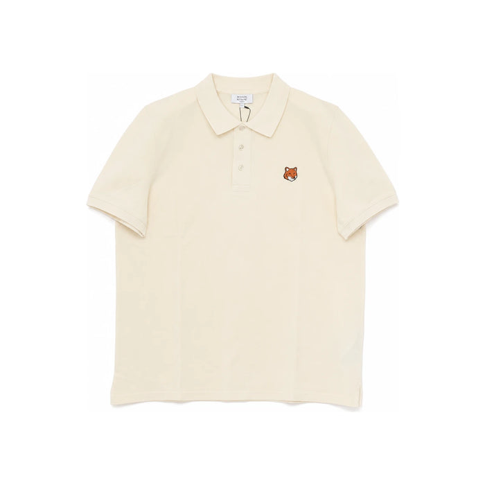 Maison Kitsune Fox Head Regular Fit Polo T-Shirt