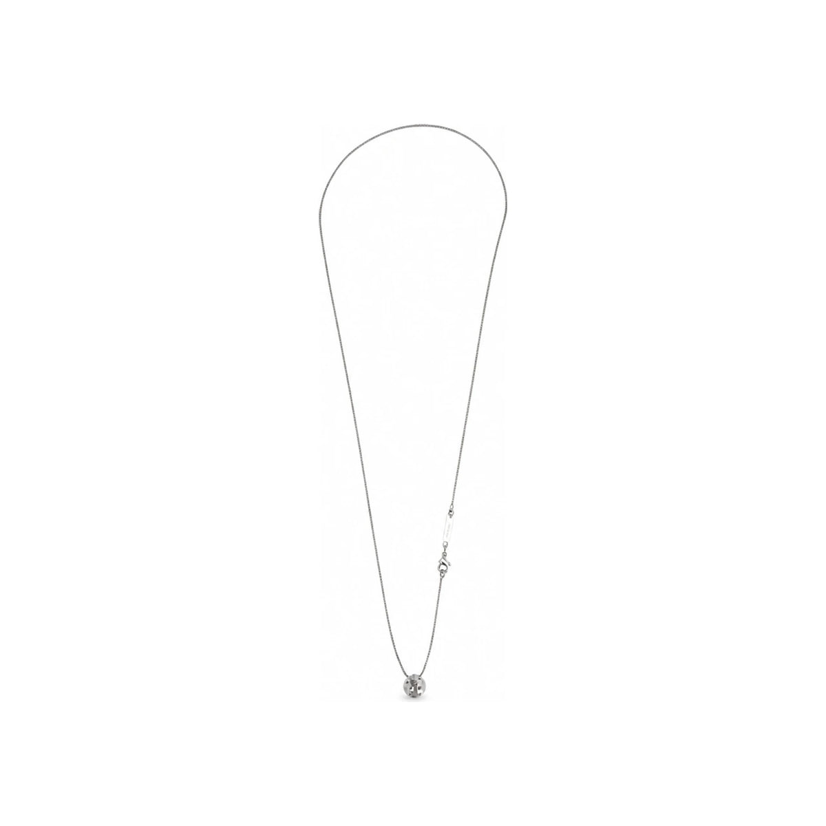 Rick Owens Mini Orb Pendant Necklace Silver Unisex Jewelry