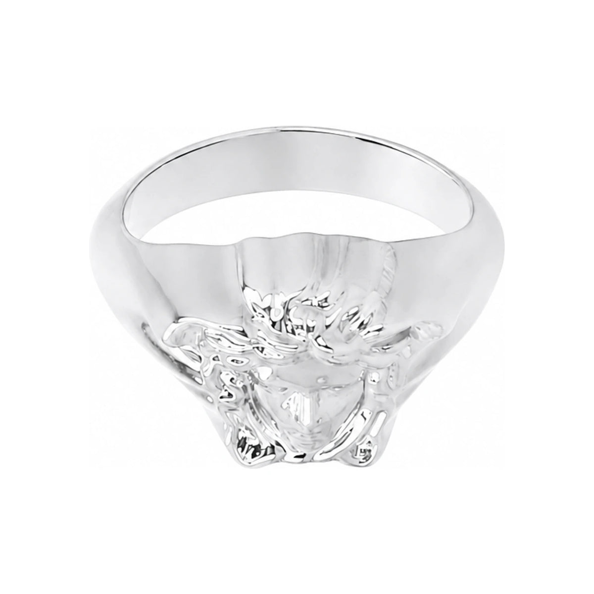 Versace Unisex Stainless Steel Ring 1022770 1A00620 3J030
