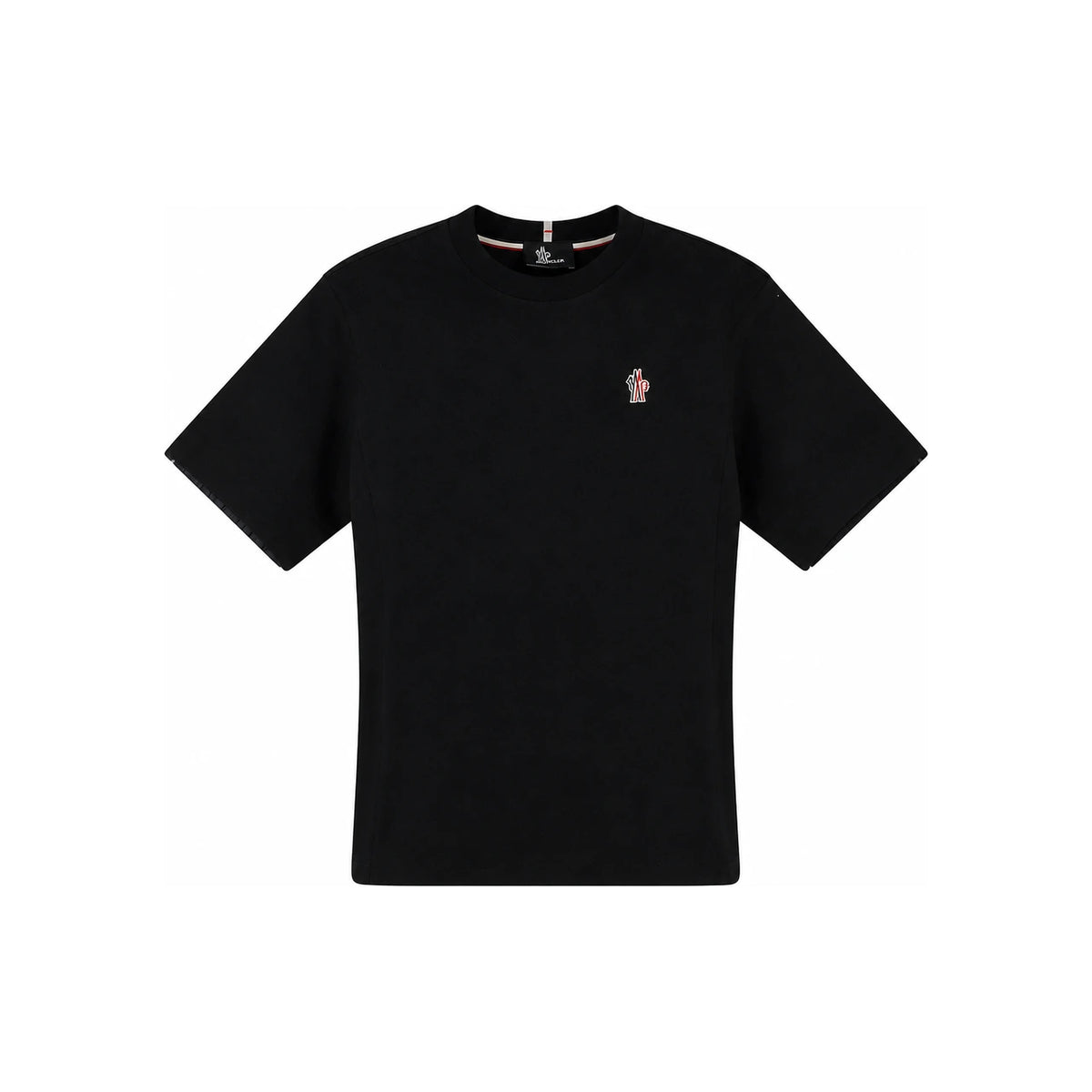 Moncler Black Cotton Short Sleeve T-Shirt
