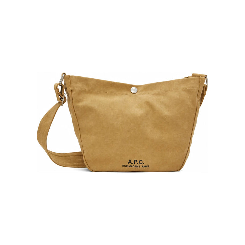 A.P.C. Beige Journal Small Shoulder Crossbody Bag M67010 CAG