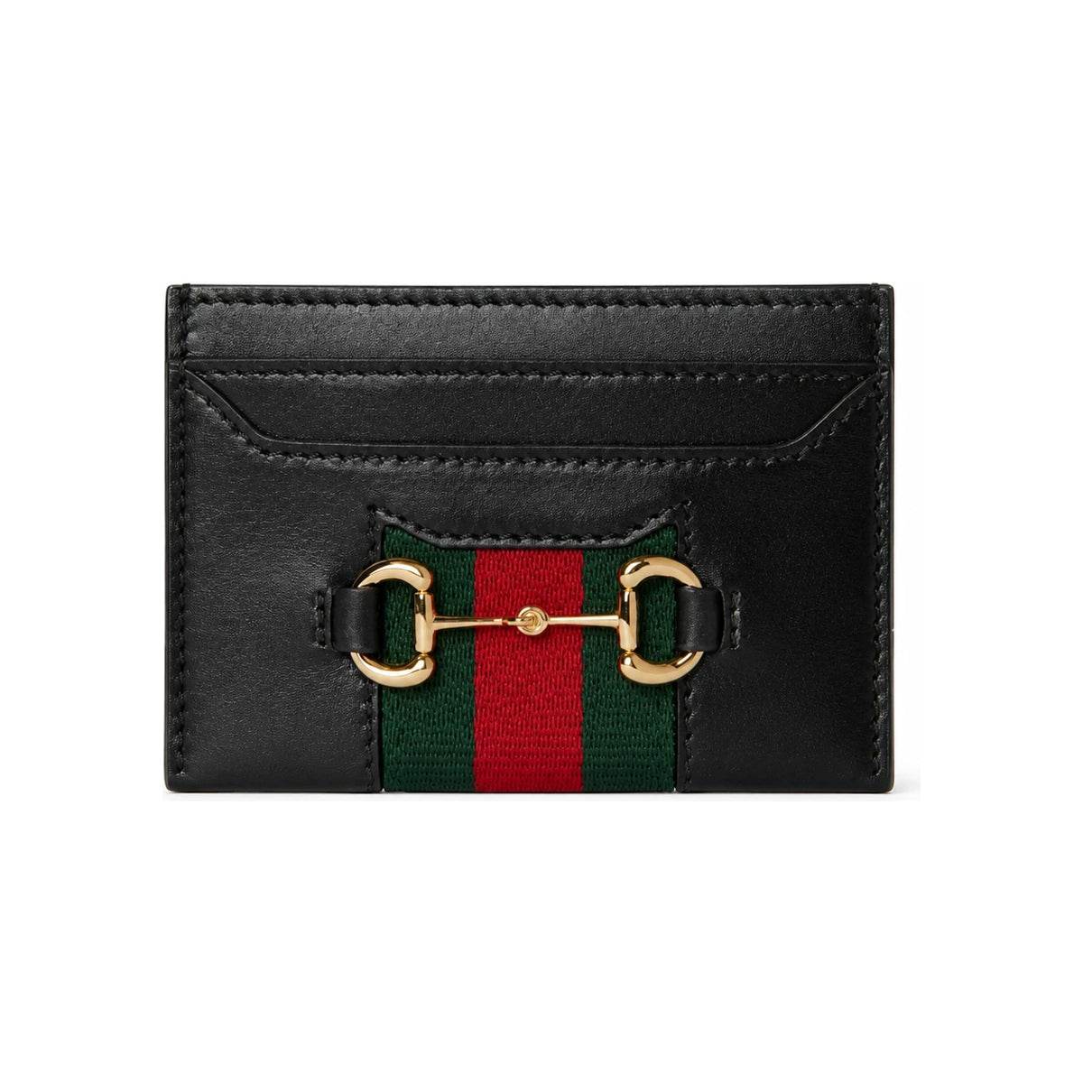 GUCCI Leather Card Holder Wallet