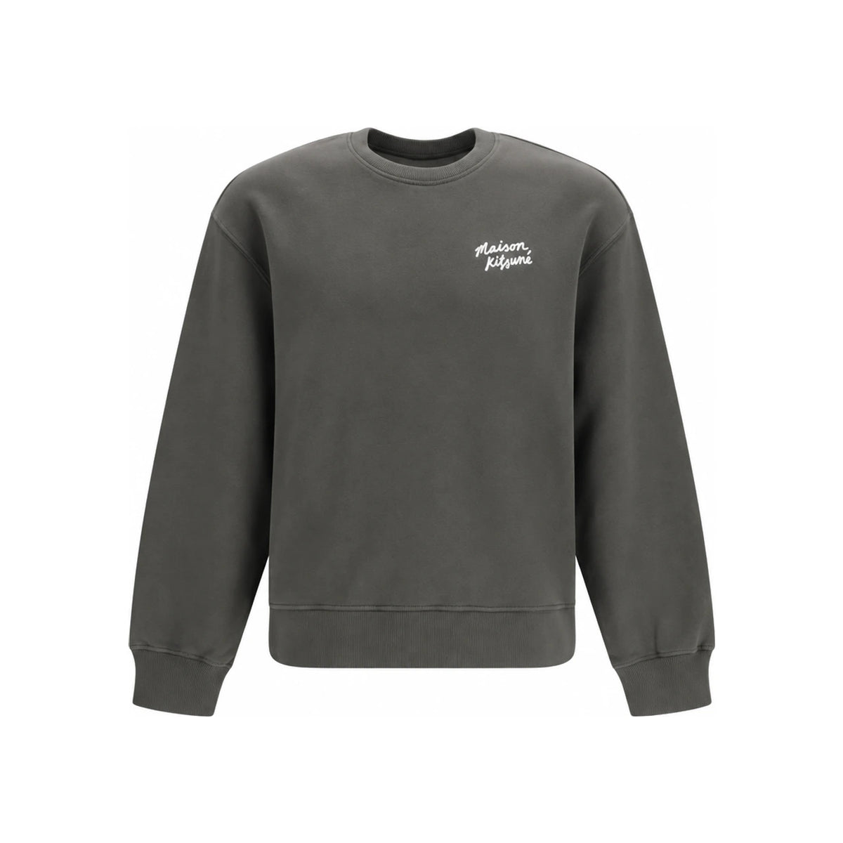 Maison Kitsune Navy Cotton Crewneck Sweatshirt Men’s
