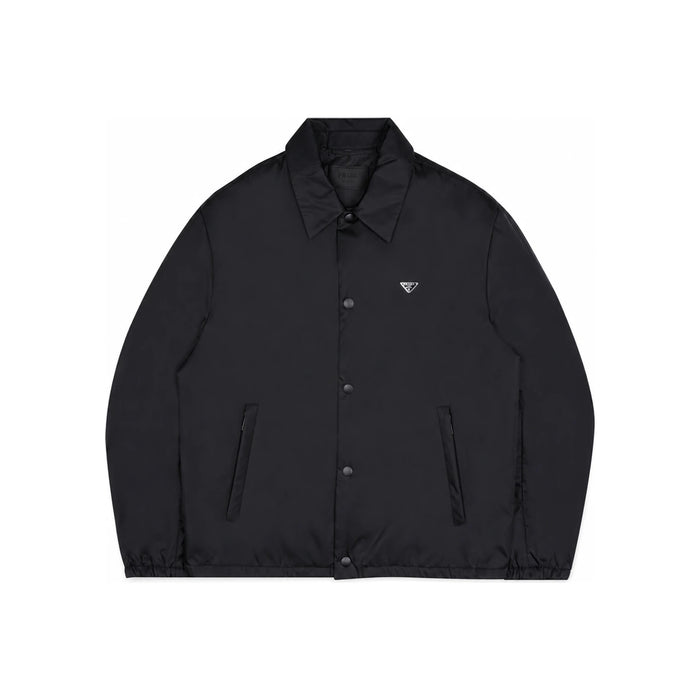 PRADA Re-Nylon Bomber Jacket Black