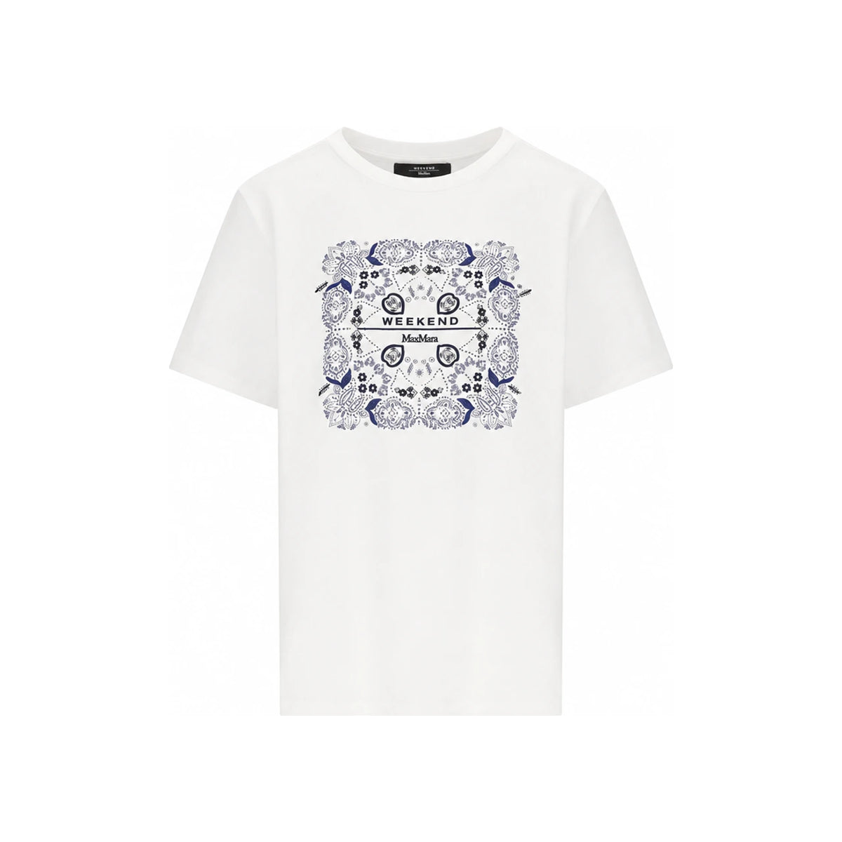 Max Mara West Logo T-Shirt White 261597 1041 006