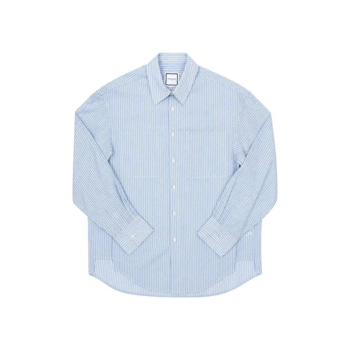 WOOYOUNGMI Striped Long-Sleeve Shirt with Back Logo W261SH07 827L