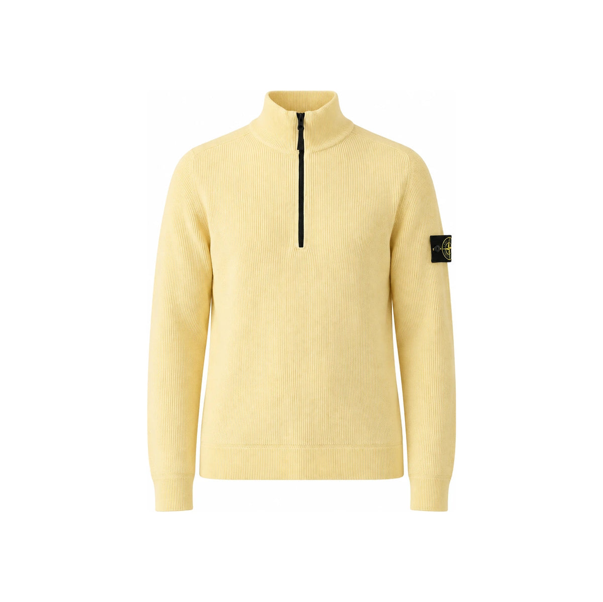 STONE ISLAND Wool Round Neck Knit Sweater Navy Men