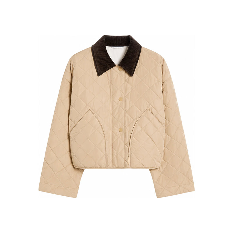 Max Mara Reversible Water-Repellent Puffer Jacket Khaki WKDKAKI 009