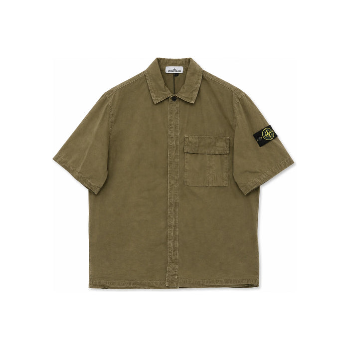 STONE ISLAND Men’s Badge Chest Pocket Short-Sleeve Over L1S151200031 S00WN V015G