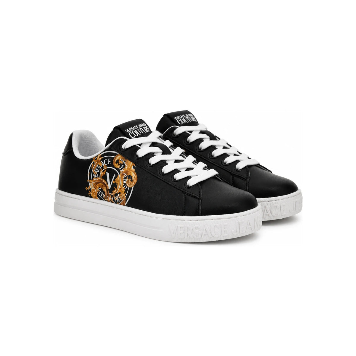 Versace V Emblem Court 88 Low Top Sneakers 80VA3SK3 ZPB73 899