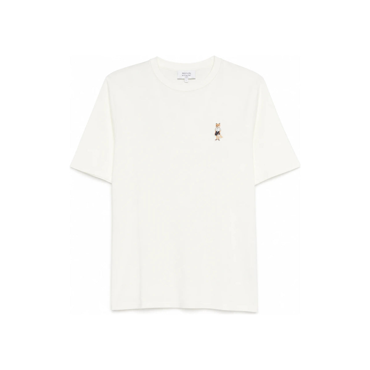Maison Kitsune Dressed Fox Comfort Fit T-Shirt White Women’s