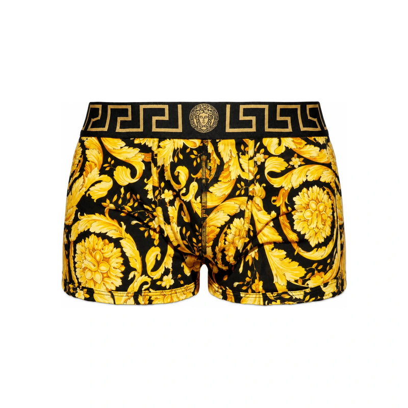 Versace Yellow Gold Barocco Greca Men’s Boxer Briefs Underwear