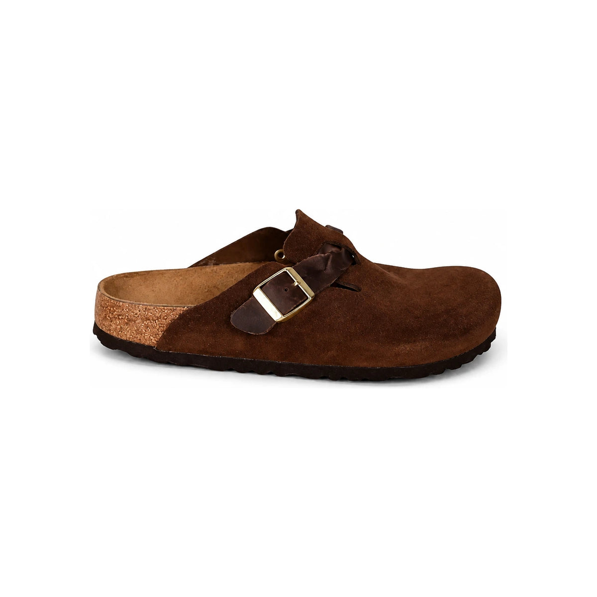 Birkenstock Boston Braided Sandals - Carafe Brown Unisex 1031716