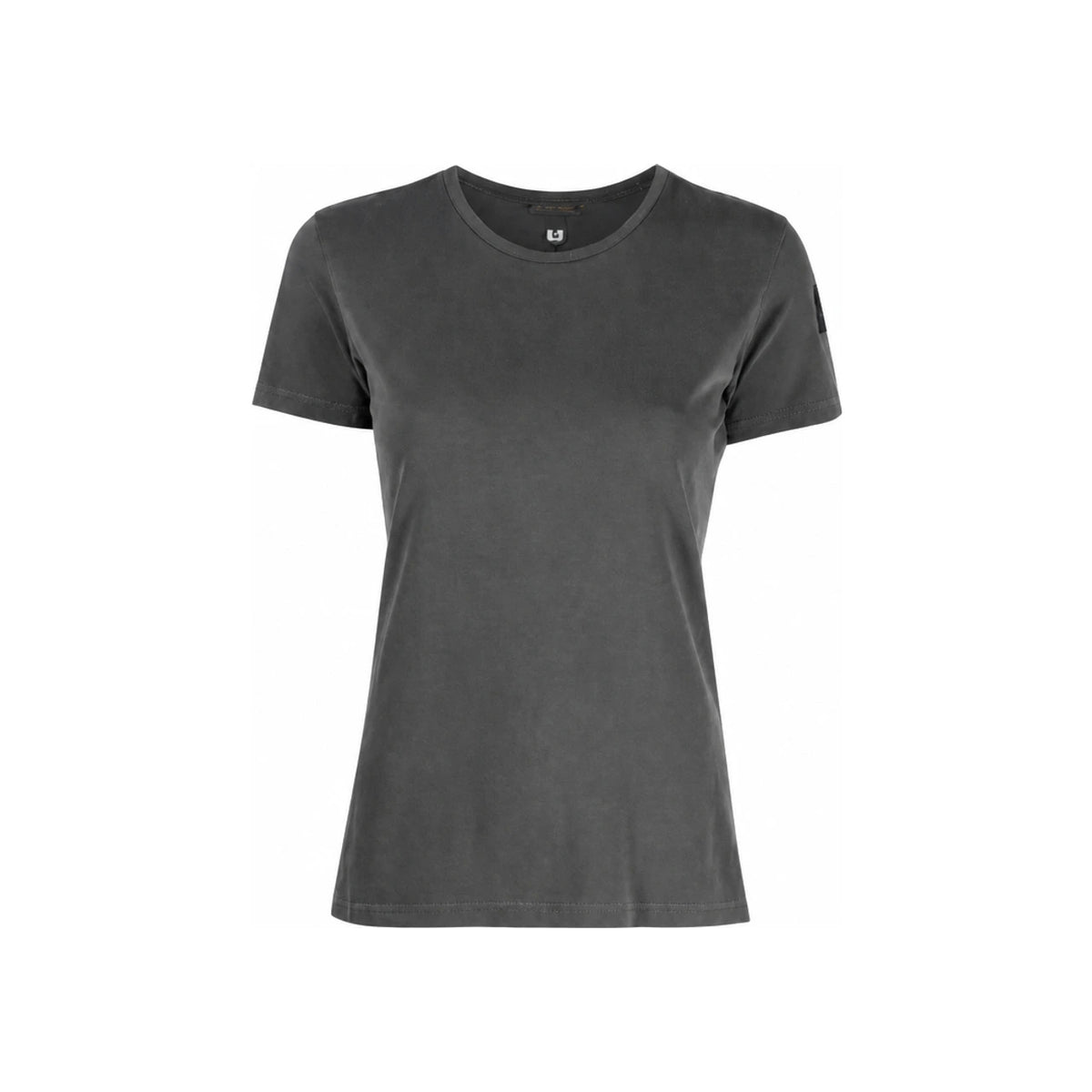 Parajumpers Logo Patch Slim Fit Short Sleeve T-Shirt Gray