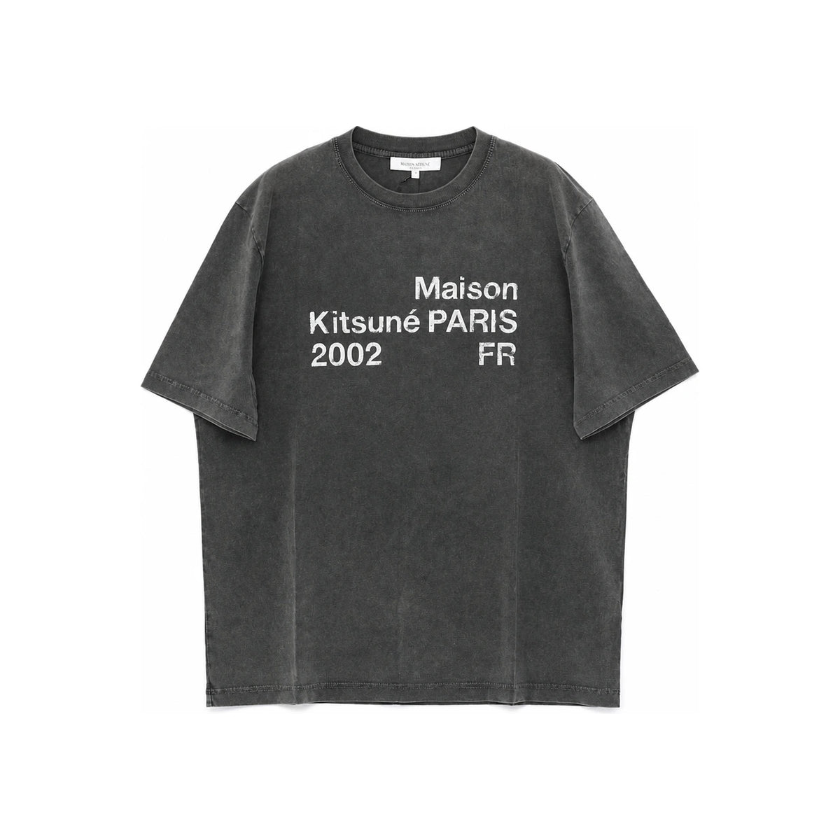 Maison Kitsune Washed Comfort T-Shirt Unisex White Cotton