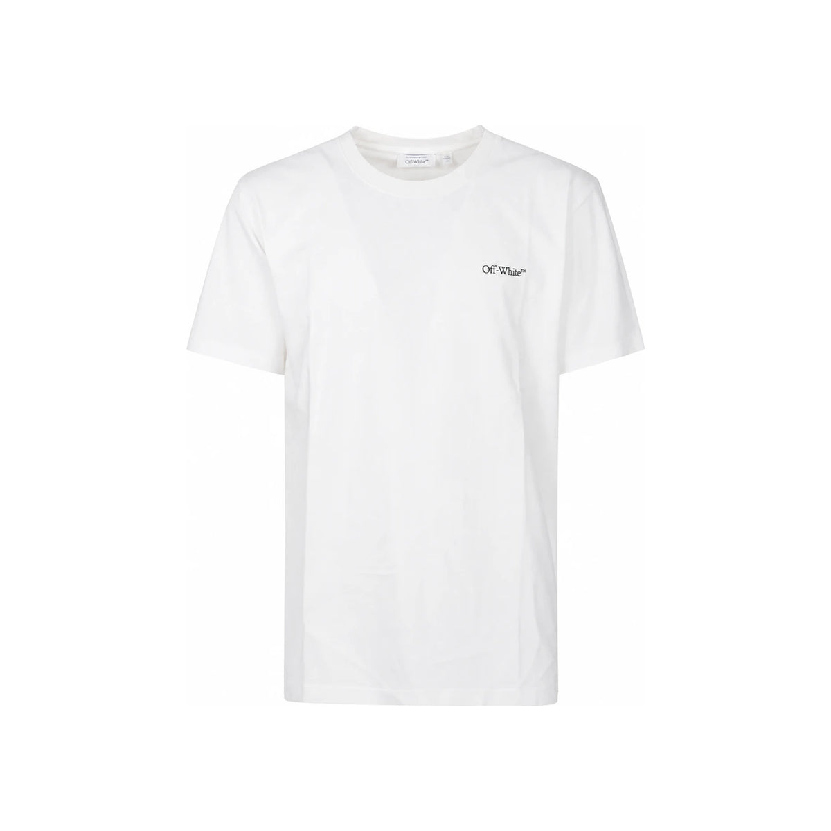 OFF WHITE Black Metal Back Arrow Short Sleeve T-Shirt Men 44MAA027 S26J 001