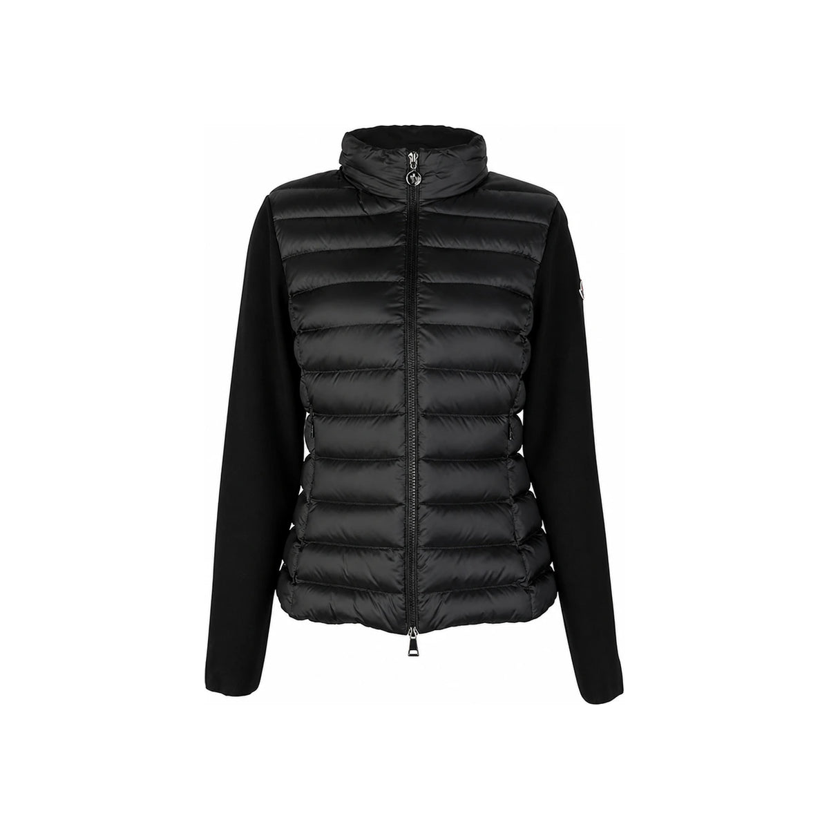 Moncler Women's Padded Wool Knit Zip-Up Cardigan Jacket