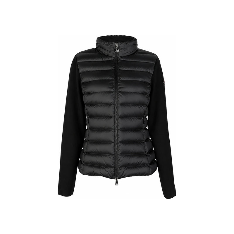 Moncler Women's Padded Wool Knit Zip-Up Cardigan Jacket